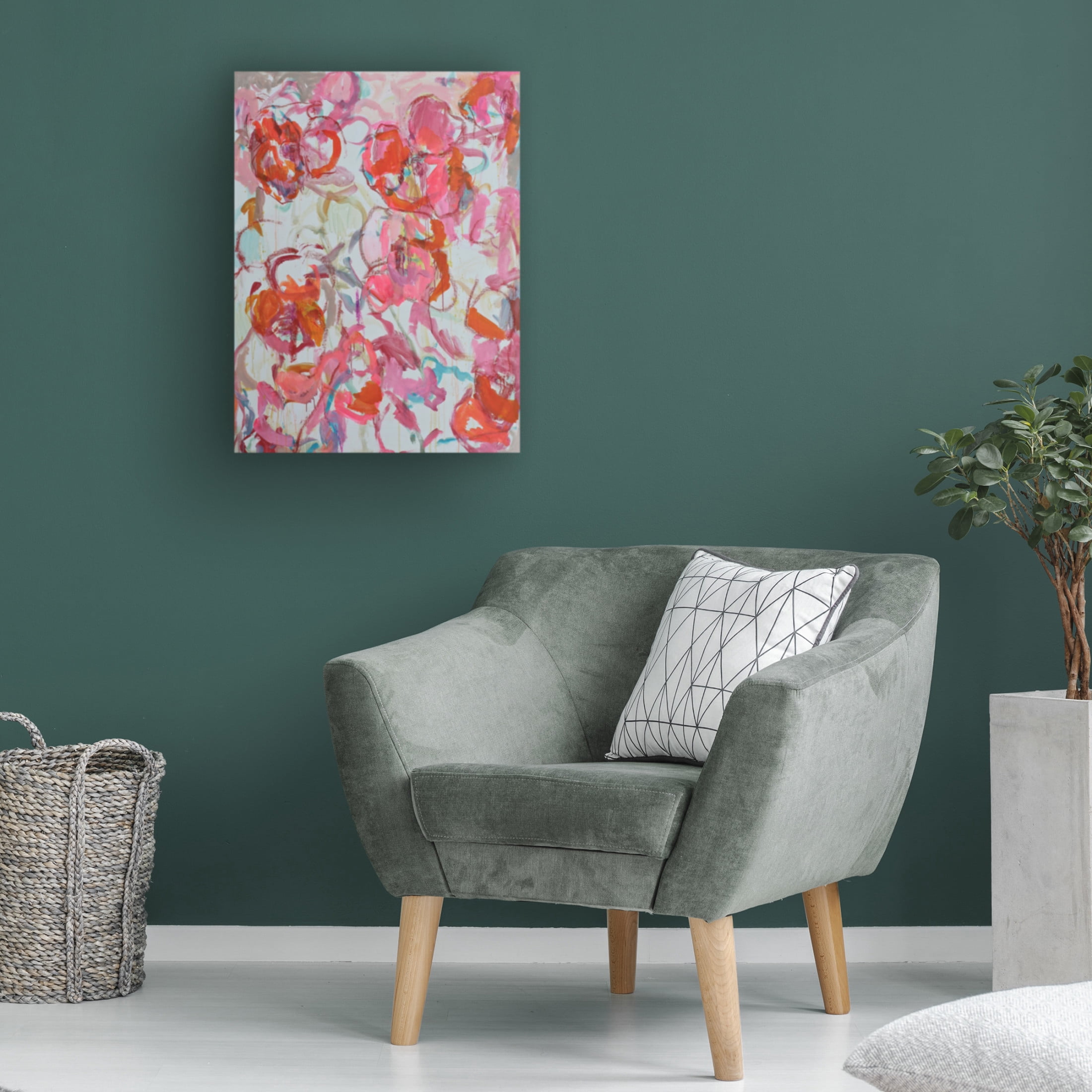 Canvas Wall Art - Per Anders 'Pink Morning' Wall Art for Living Room, Bedroom, or Office Décor by Trademark Fine Art - 14 x 19 Inches