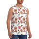 thumbnail image 2 of Balery Rose Flowers Camisetas sin mangas para hombre, absorbe la humedad y protege contra el mal olor.-Large, 2 of 7