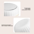 thumbnail image 5 of Desktop Small Trash Can Wastebasket with Press Type Lid for Vanity Dorm Countertop Modern Plastic Tiny Garbage Bin for office Home Living Room Study, Green 5x5x6 Inch, 5 of 8