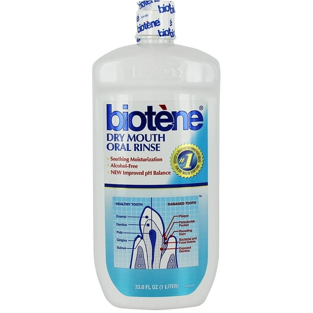 Biotene Dry Mouth Mouthwash 33.80 oz (Pack of 6)