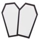 thumbnail image 3 of Mirror Peel And Stick Acrylic Mirror Wall Decal Halloween Decoration 30.00X16.50X0.70CM Wooden Material 2Pcs, 3 of 5