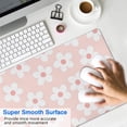 thumbnail image 4 of Step up Your Game with Daisy Flower Vintage Gaming Mouse Pad - Extended Desk Mat, 31.5x11.8 inch, Non-Slip Rubber Base, Stitched Edges - Perfect for the Competitive Gamer, 4 of 7