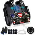 thumbnail image 1 of Controlador De Juego Para Celular GAMR+ Con Ventilador Y 4 Gatillos L1R1 L2R2, 1 of 5