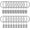 Matte Silver, variant on PETGLE 44Pack Curtain Rings with Clips, 1 inch Interior Diameter Curtain Hooks, Metal Drapery Vintage Black Rings for Hanging Drapes Tension Rod Decorative Hangers (Fits Up to 3/4 inch Curtain Rod)