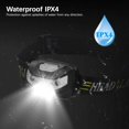 thumbnail image 3 of Lampe Frontale à DEL Rechargeable Super Lumineuse 5 Modes IPX4 Étanche Réglable et Confortable Lampes de Poche pour Adultes et Enfants, 3 of 10