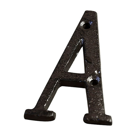 3 Inch Black Metal Letters, Modern Metal House Numbers, Black Door Numbers, Outdoor Mailbox Numbers, Metal Black House Address Letters and Numbers for House Office Apartment Outside