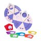 thumbnail image 1 of Rueda de emoción de madera para niños, juguete educativo, regalo para 2 jugadores, juego de mesa de desarrollo temprano, cambio de cara para niñas y, 1 of 9