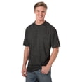 thumbnail image 1 of BlueGeneration Men's Heathered Wicking Tee - Heather Black Medium Solid, 1 of 1