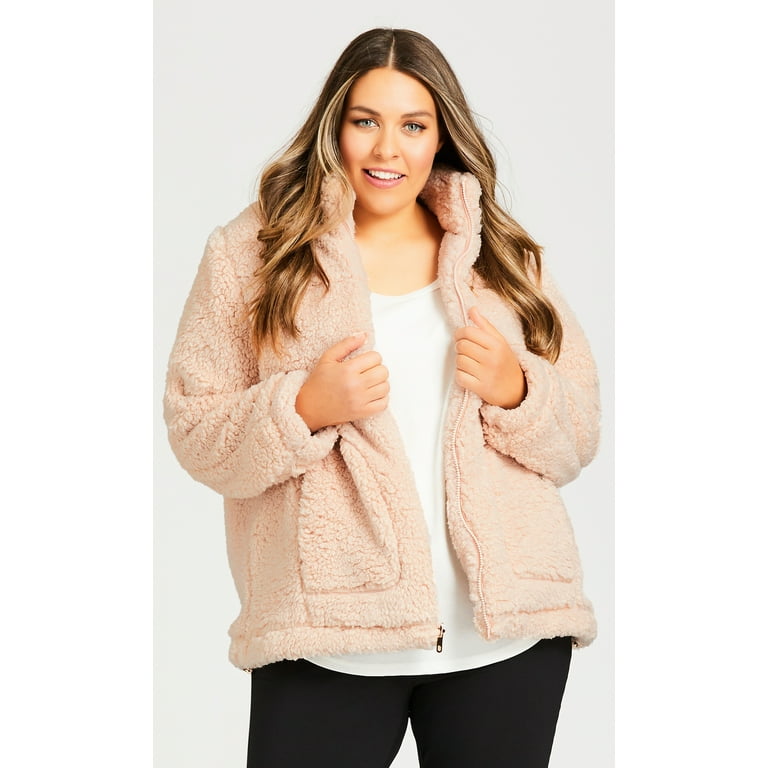Plus size shop reversible jacket