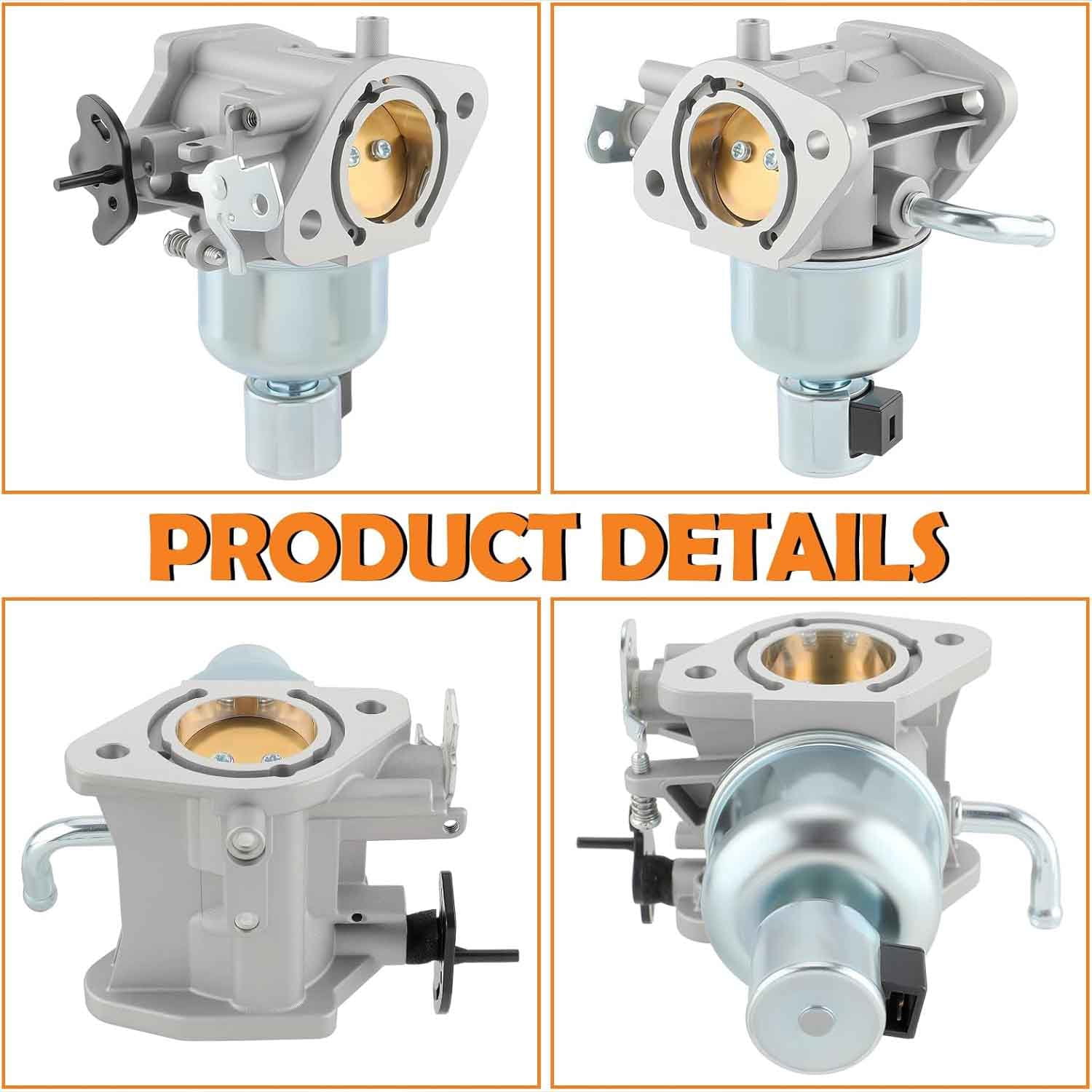 1685321-S Carburetor with Air Filter Tune Up Kit Compatible With Kohler 7000 Series 22HP 23HP 24HP 25HP 26 HP Engine Compatible With Kohler KT725 KT730 KT735 KT740 KT745 Lawn Mower Parts