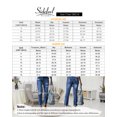 thumbnail image 3 of Asyoly Womens Raw Hem Jeans Ripped Hole Boyfriend Denim Pants, 3 of 11