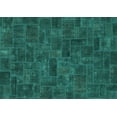 thumbnail image 1 of Ahgly Company Machine Washable Indoor Rectangle Persian Turquoise Blue Bohemian Area Rugs, 4' x 6', 1 of 4