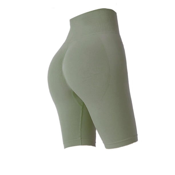Pantalones cortos de ciclismo para mujer, ropa de calle transpirable, ropa interior de secado rápido de cintura alta, Control de , informal BLESIY Pantalones cortos de ciclismo para mujer