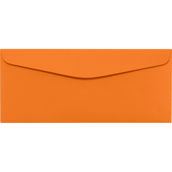 LUXPaper #10 Regular Envelopes, 4 1/8 x 9 1/2, Mandarin, 500/Pack