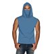 thumbnail image 2 of mfyjkho Tops De Gimnasio Para Mujer, Camiseta Unisex De Verano Informal De Color Liso Sin Mangas Con Capucha Y Protector Solar De Seda Helada Con Mascarilla Tops De Tallas Grandes Xxxl, 2 of 8