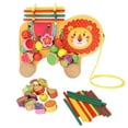 thumbnail image 4 of Juguetes de madera con cuentas de frutas y verduras, juguetes sensoriales con cuerdas de madera, bloques de construcción, juguetes cognitivos, juguetes con cue, 4 of 14