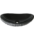 thumbnail image 2 of Novatto NOSV-ASORB Absolute Natural Granite Slipper Vessel Sink with Oil Rubbed Bronze Umbrella Drain, 2 of 5