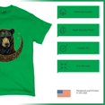 thumbnail image 6 of Celtic Moon Bear T-shirt Mystical Forest Animal Wildlife Nature Spiritual Celestial Lunar Viking Valhala Men's Tee, 6 of 7
