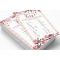 thumbnail image 3 of Inkdotpot 50-PackFloralWhats In Your Purse Bridal ShowerGameWedding Shower Bachelorette Party Bulk ActivityGameCards, 3 of 7