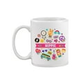 thumbnail image 2 of Hippie Doodles. Mug  -Image by Shutterstock,, 2 of 4