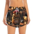 thumbnail image 2 of Goofa Hip-Hop Guinea Pig. Printed Women 2 in 1 Running Shorts,Quick Dry Athletic Workout Shorts,High Waisted Athletic Shorts with Liner Pockets-XX-Large, 2 of 9