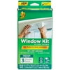 Duck Brand Rolled Window Insulation Kit for Indoor Use, Fits 3 Standard Windows, 62" x 126" (287450)