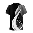 thumbnail image 4 of Work Out Sets Gym For Women Womens Vneck Tshirts Active Wear Tops For Woman Womens Tshirt Zumba Clothes For Women Woman Shirts Gym Shirt Women Tshirt Women Running Tops For Women, 4 of 4