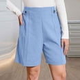 thumbnail image 4 of Admvng Women's Plus Size Summer Casual Shorts Breathable Soft Hiking Shorts with Pockets, 4 of 8
