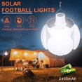 thumbnail image 2 of Luz Solar plegable para exteriores, bombilla LED portátil recargable por USB, luces de búsqueda, antorcha de Camping, lámpara de emergencia para cortes de energía, 2 of 4