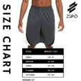 thumbnail image 6 of Zupo 4 Pack: Men's Active Performance Quick-Dry Athletic Basketball Workout Gym Knit Shorts with Pockets Medium, Set B, 6 of 7