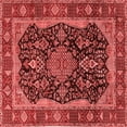 thumbnail image 1 of Ahgly Company Indoor Square Persian Red Traditional Area Rugs, 3' Square, 1 of 4