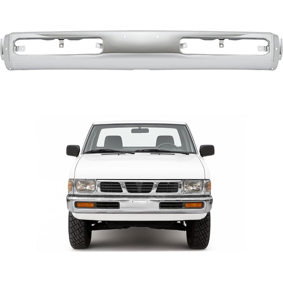 Kojem Front Bumper Face Bar Compatible with 1993-1995 Nissan D21 Pickup 1993-1995 Nissan Pathfinder