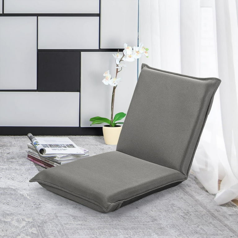 Adjustable Floor Chair Folding Sofa for Meditation Reading with Back Support