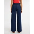 thumbnail image 5 of Free Assembly's Women's and Women's Plus Wide Leg Jeans with Patch Pockets, 30", 32", and 34" Inseams, Sizes 0-28, 5 of 5