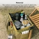 thumbnail image 5 of Greeniant Bolsa de almacenamiento de Picnic para acampar al aire libre, bolsas portátiles de tela Oxford, bolsa organizadora de gran capacidad para viajes Kits de desorden para acampar Caqui Greeniant OD026733-02, 5 of 6