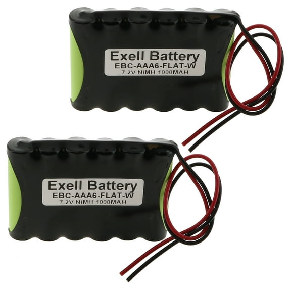 2x 7.2V 1000mAh NIMH w/Wire leads for 1:18 RC Truck Racing HPI RS4 Micro Cars