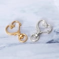 thumbnail image 3 of Osdhezcn Peach Heart Dog Buckle Jewelry Accessories Diy Pendant Heart-shaped Keychain, 3 of 12