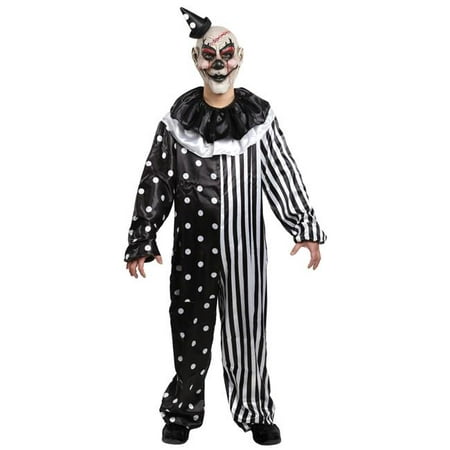 Kill Joy Clown Adult Costume, Extra Large