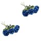 thumbnail image 4 of Ramo de Novia Flores Falsas Advancent 10x DIY Color Azul Tamaño Principal de Bricolaje, 4 of 6