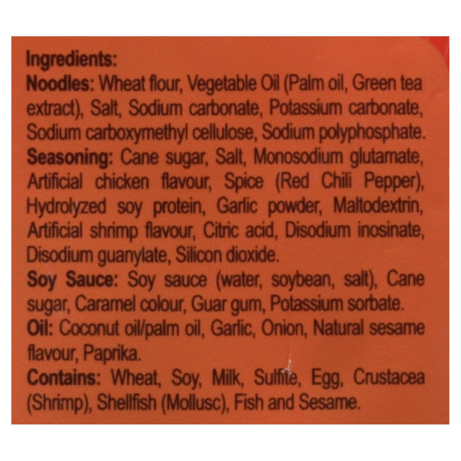 Lucky Me! Nouilles instantanées Pancit Canton Saveur de Piment fort 6 x 60g