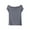 Dark Gray, variant on yillto Off Shoulder Tops for Women Short Sleeve Trendy T Shirts Loose Summer Going out Oversized Blouse