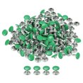 thumbnail image 1 of Unique Bargains 100 Sets Leather Rivets 8mm Double Cap Rivets 8.5mm Height Studs Green, 1 of 5