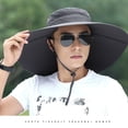 thumbnail image 5 of Sombrero para el sol Sombrero de pescador al aire libre para hombres Sombrero para el sol Sombrero de protección solar de pesca de verano para hombres Protección UV, 5 of 5