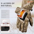 thumbnail image 4 of SAVIOR HEAT Heated Gloves for Men & Women - Camo Hunting, Fishing, Shooting | 3 Heating Levels, Touchscreen, Waterproof | 10Hrs Battery, Thermal Insulation, 4 of 20