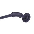thumbnail image 1 of Sun Zero Bronn Wrap Around Window Curtain Rod, 66-120", Matte Black, 1 of 5
