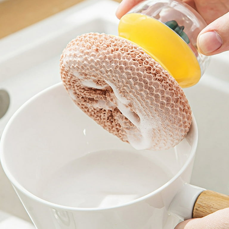House Cleaning Kitchen Soap Dispensing Dish Scrubber Cleaning Brush - China  Dish Brush and Cleaning Brush price