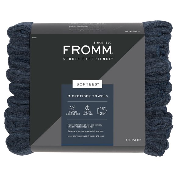 Fromm Serviettes de Canapé Internationales avec Duraguard, Bleu Marine, Lot de 10