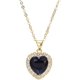 thumbnail image 1 of Heart Of The Ocean Necklace, Ailuor Silver Necklace Pendants Jewelry Mother's Day Gift, 1 of 4