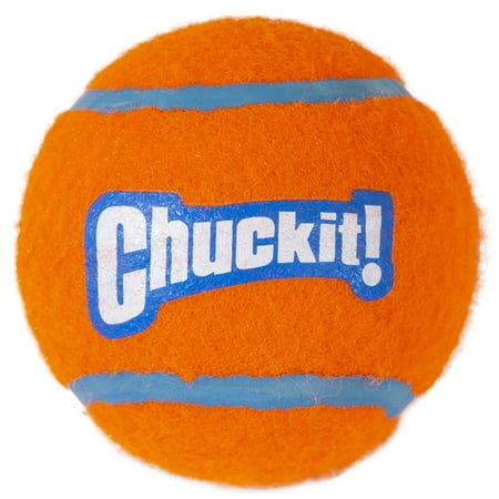Chuckit! Dog Tennis Ball Fetch Interactive Dog Toys, Extra Large XL 3.5" for Dogs 100+ lb, Pack of 2, Orange