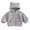 Gray, variant on StSilkitty Baby Boys Girls Fleece Hooded Jacket Zip up Long Sleeve Jacket Coat with Pockets Fall Winter Warm Clothes Size 0-6